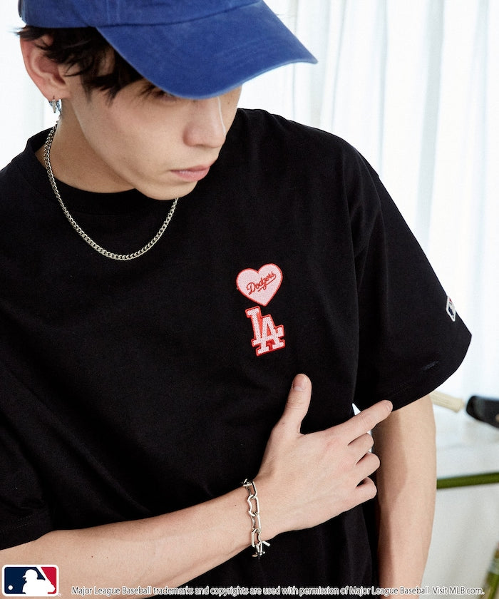 MLB x FREAK’S STORE愛心刺繡 短袖T恤