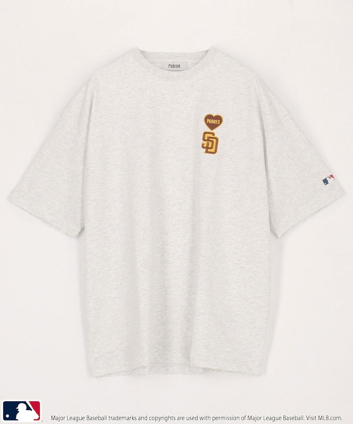 MLB x FREAK’S STORE愛心刺繡 短袖T恤