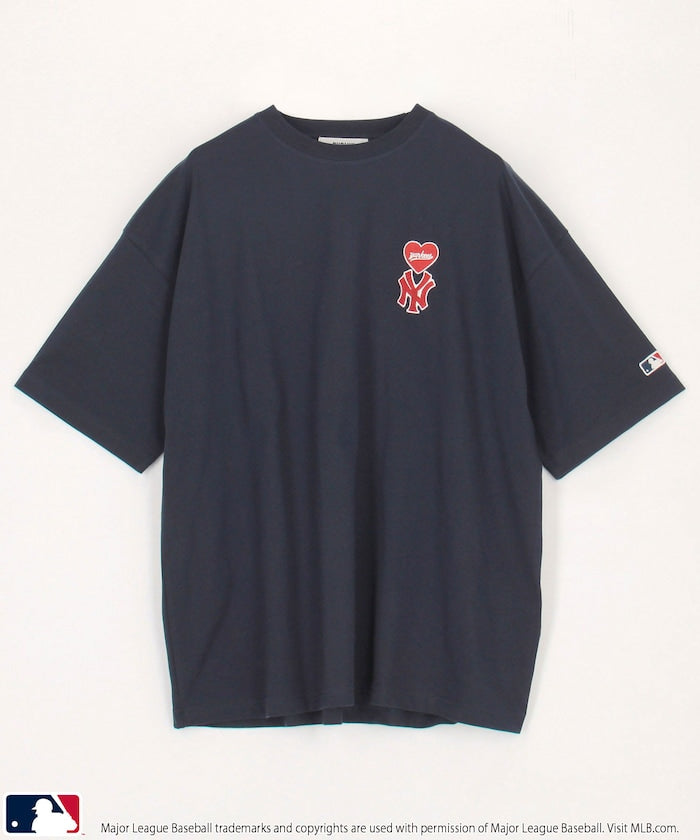 MLB x FREAK’S STORE愛心刺繡 短袖T恤