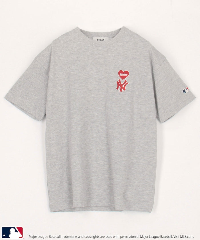 MLB x FREAK’S STORE愛心刺繡 短袖T恤