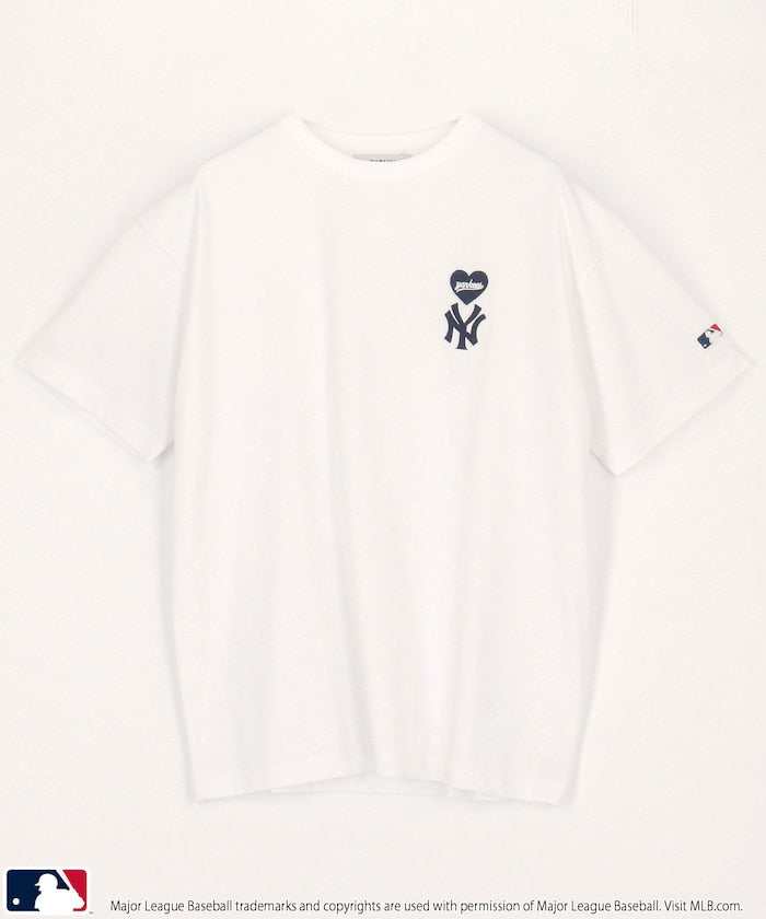 MLB x FREAK’S STORE愛心刺繡 短袖T恤