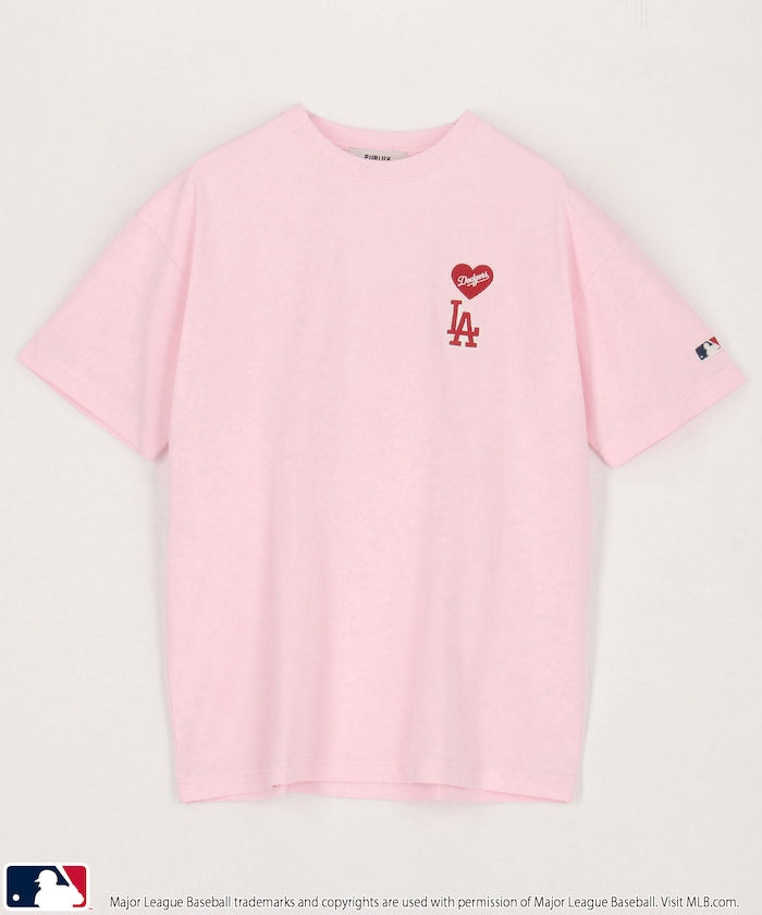 MLB x FREAK’S STORE愛心刺繡 短袖T恤