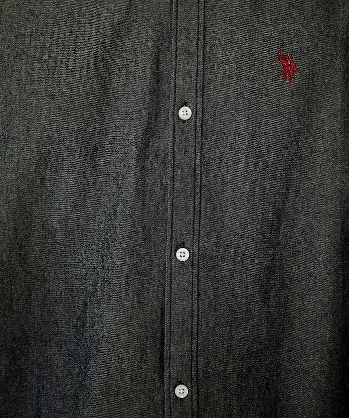 U.S. POLO ASSN. / 刺繡牛仔襯衫