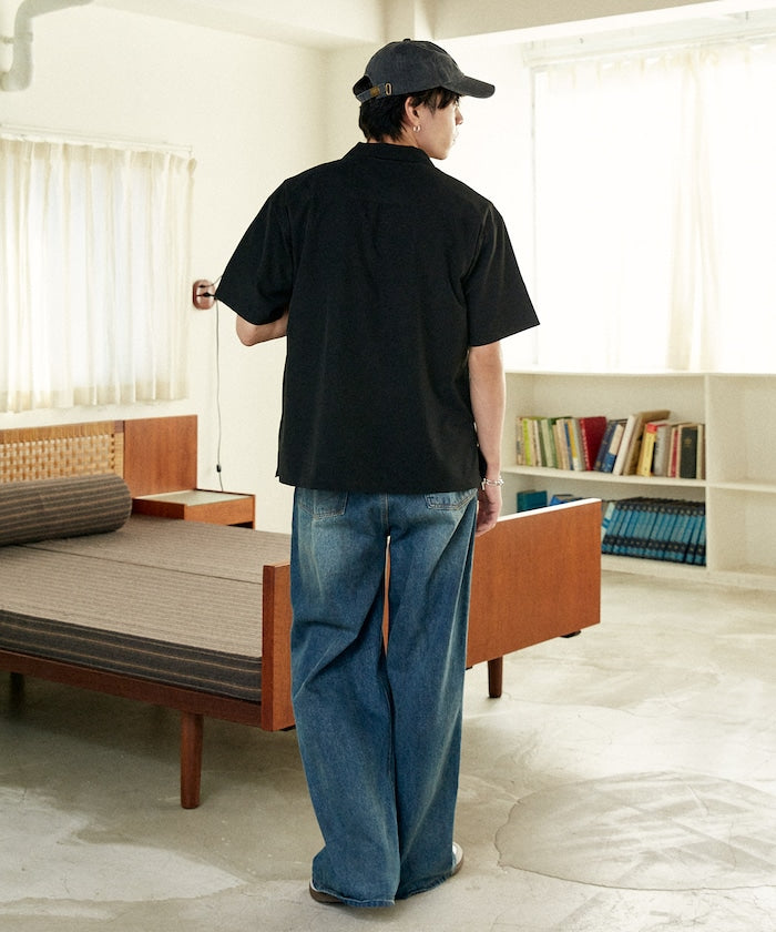 U.S. POLO ASSN. / 立體壓摺 短袖襯衫
