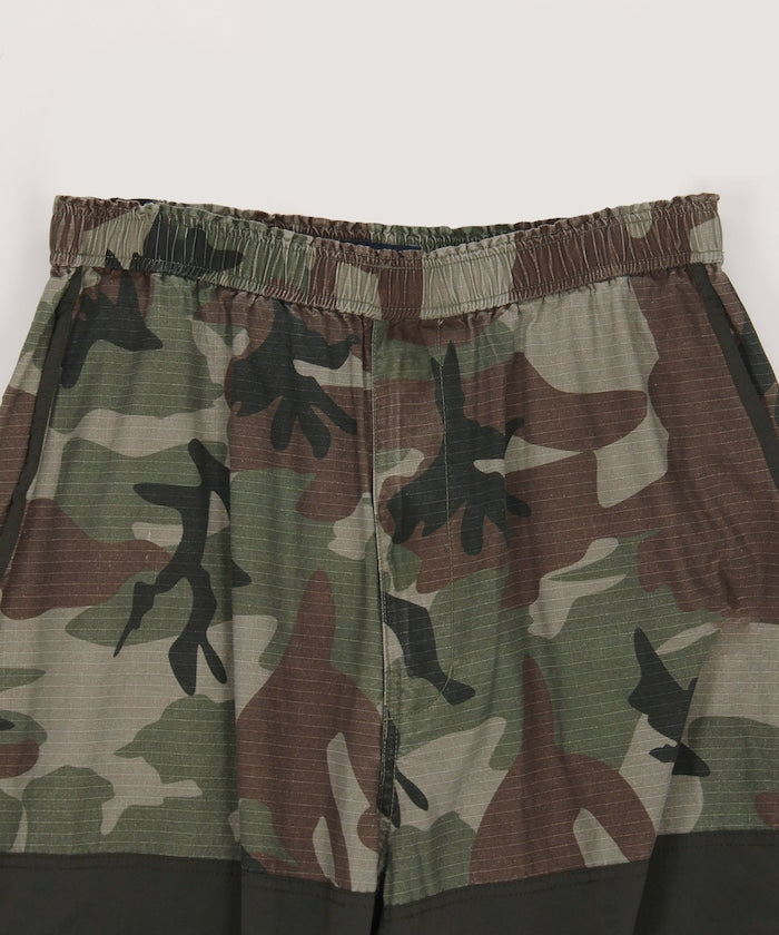 NAUTICA JP / 尼龍異材質拼接工裝長褲