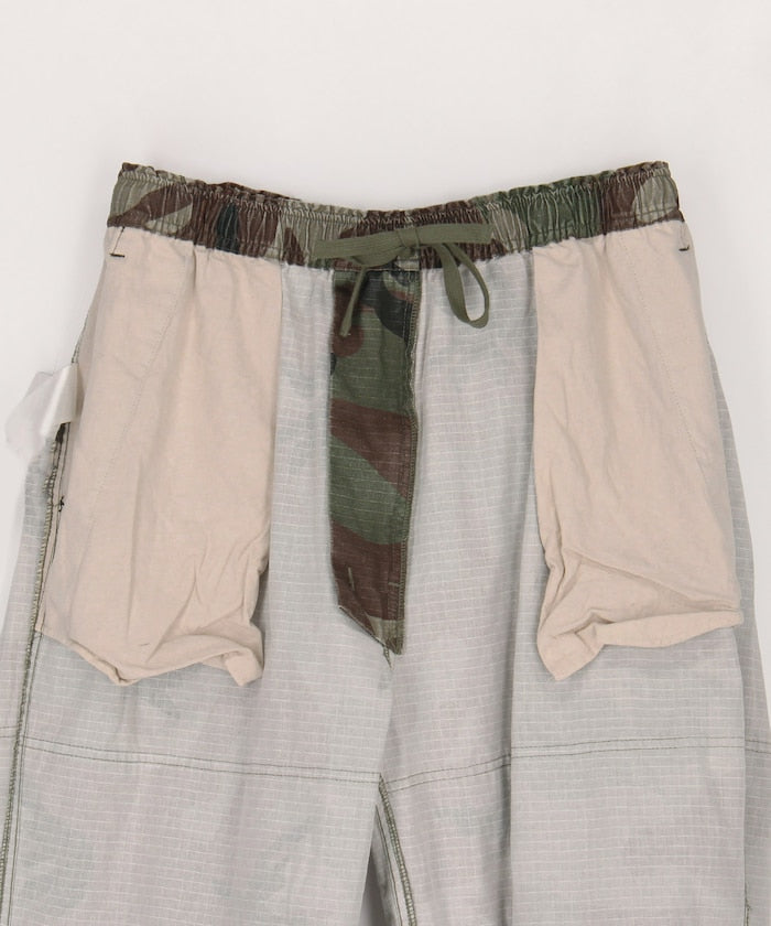 NAUTICA JP / 尼龍異材質拼接工裝長褲