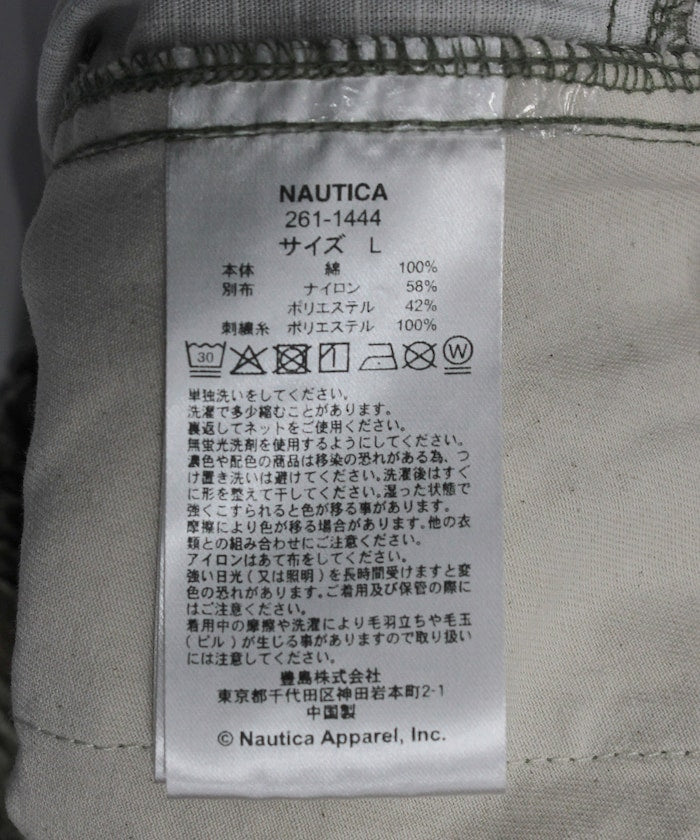 NAUTICA JP / 尼龍異材質拼接工裝長褲