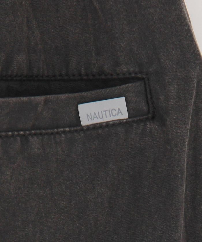 NAUTICA JP / 刷舊尼龍抽繩長褲