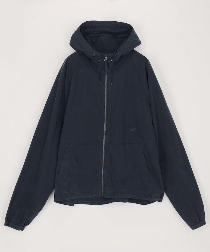 NAUTICA JP / 水洗加工 尼龍拉鍊連帽外套
