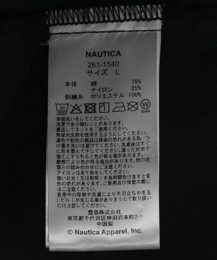 NAUTICA JP / 水洗加工 尼龍拉鍊連帽外套