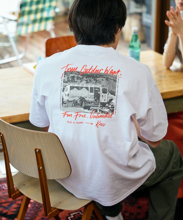 KAVU × FREAK'S STORE / 車款照片 短袖T恤