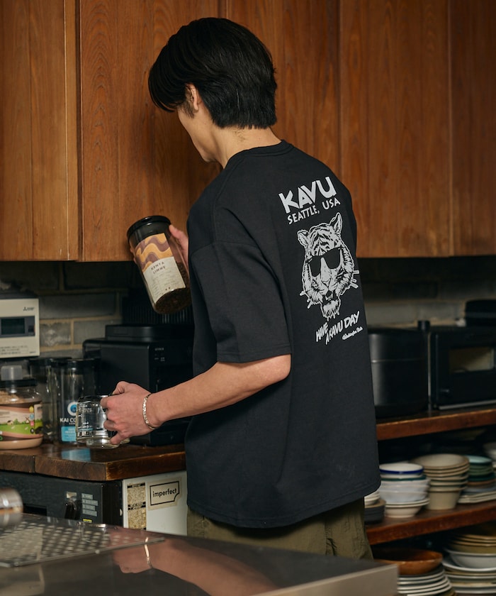 KAVU × FREAK'S STORE / 老虎 短袖T恤