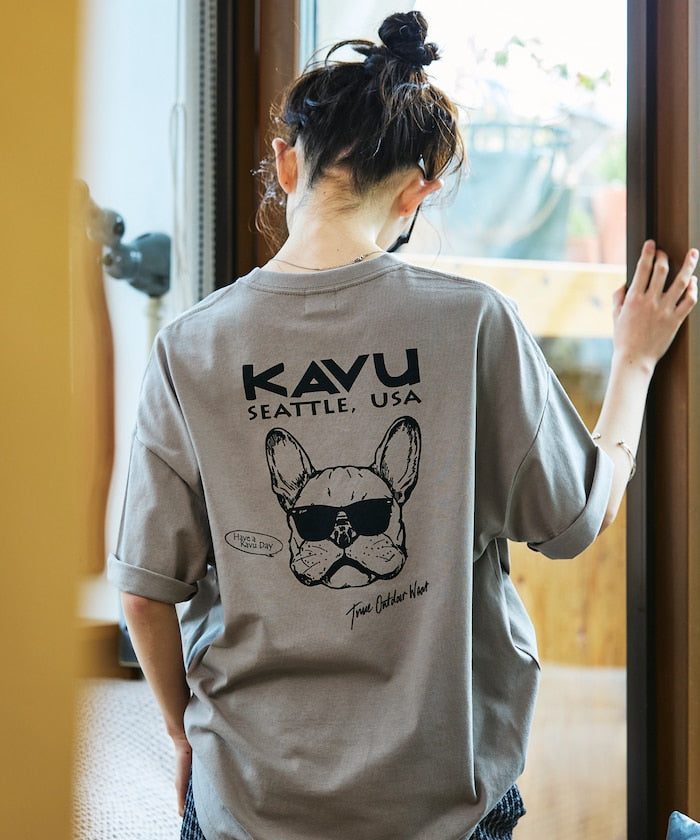 KAVU × FREAK'S STORE / 狗狗 短袖T恤