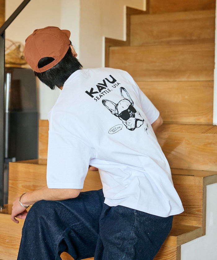 KAVU × FREAK'S STORE / 狗狗 短袖T恤