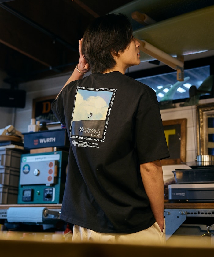 KAVU × FREAK'S STORE / 攝影印花 短袖T恤