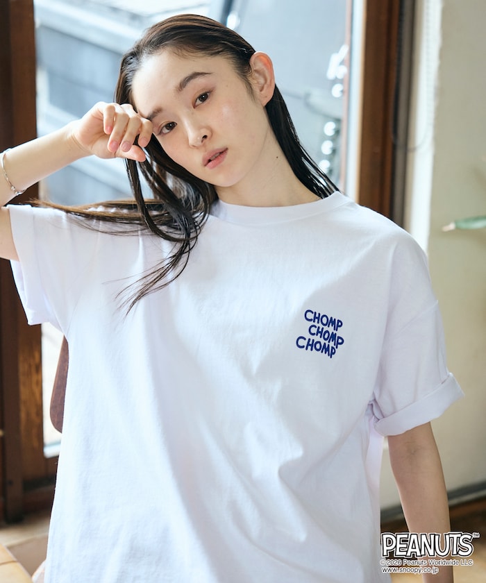 PEANUTS x FREAK’S STORE / CHOMP 圖案 短袖T恤