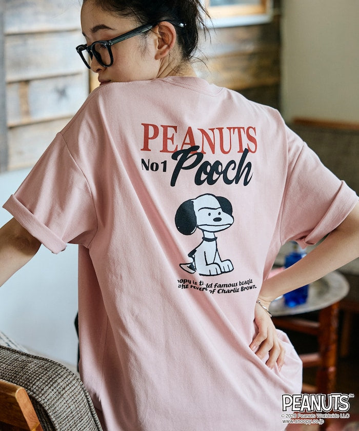 PEANUTS x FREAK’S STORE / POOCH 圖案 短袖T恤