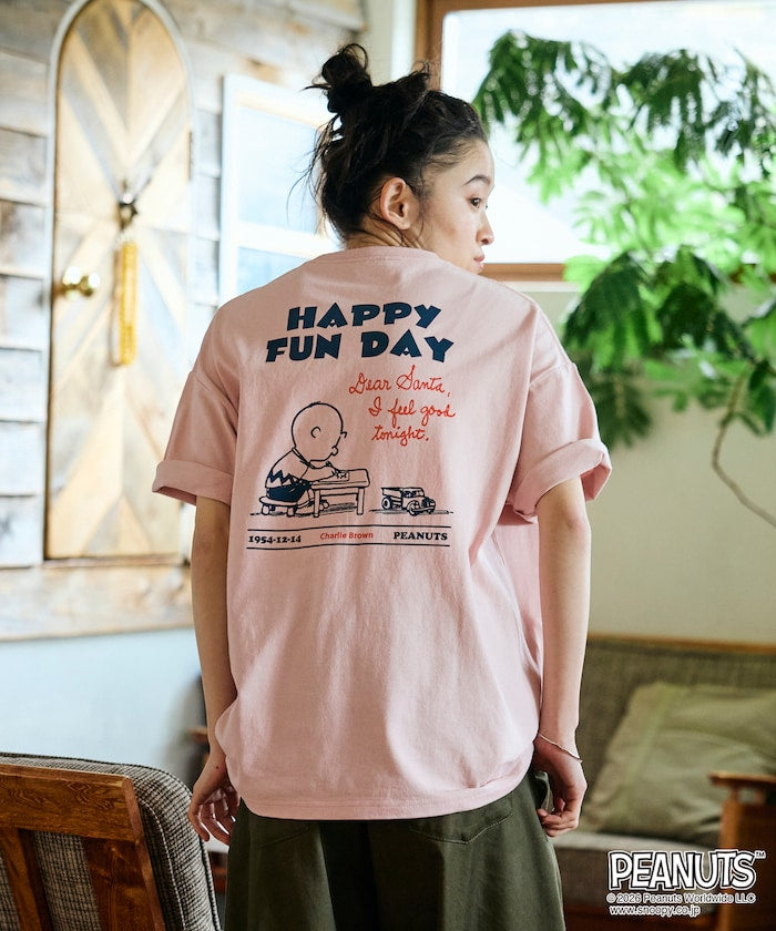 PEANUTS x FREAK’S STORE / HAPPY FUN DAY 圖案 短袖T恤