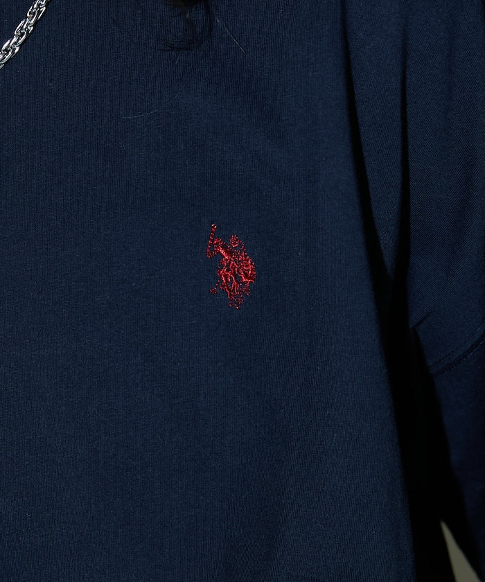 U.S. POLO ASSN. / 刺繡小標 涼感 短袖T恤