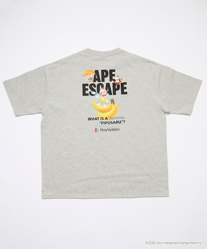 PlayStation x FREAK’S STORE / 抓猴 背後香蕉圖案 短袖T恤