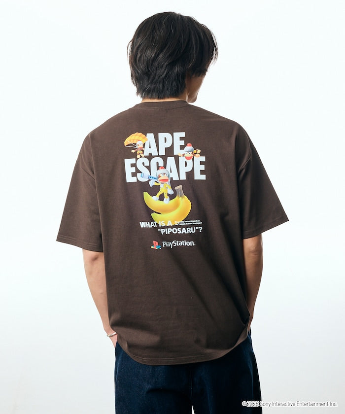PlayStation x FREAK’S STORE / 抓猴 背後香蕉圖案 短袖T恤