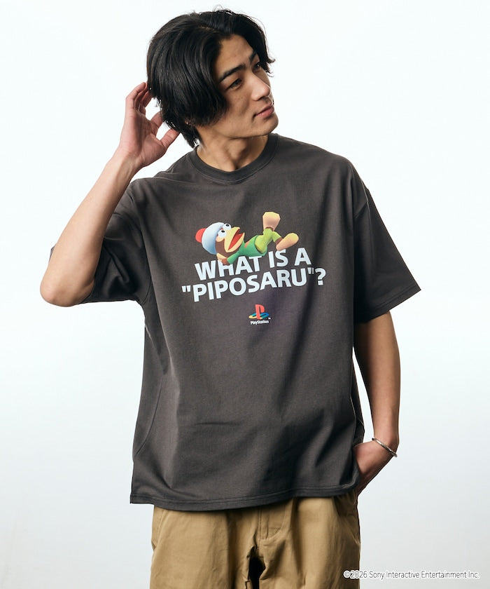 PlayStation x FREAK’S STORE / 抓猴 正面文字 短袖T恤