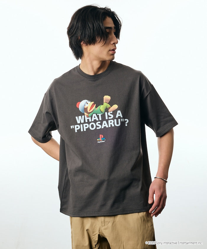 PlayStation x FREAK’S STORE / 抓猴 正面文字 短袖T恤