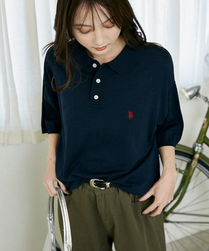 U.S. POLO ASSN. / 涼感 針織Polo衫