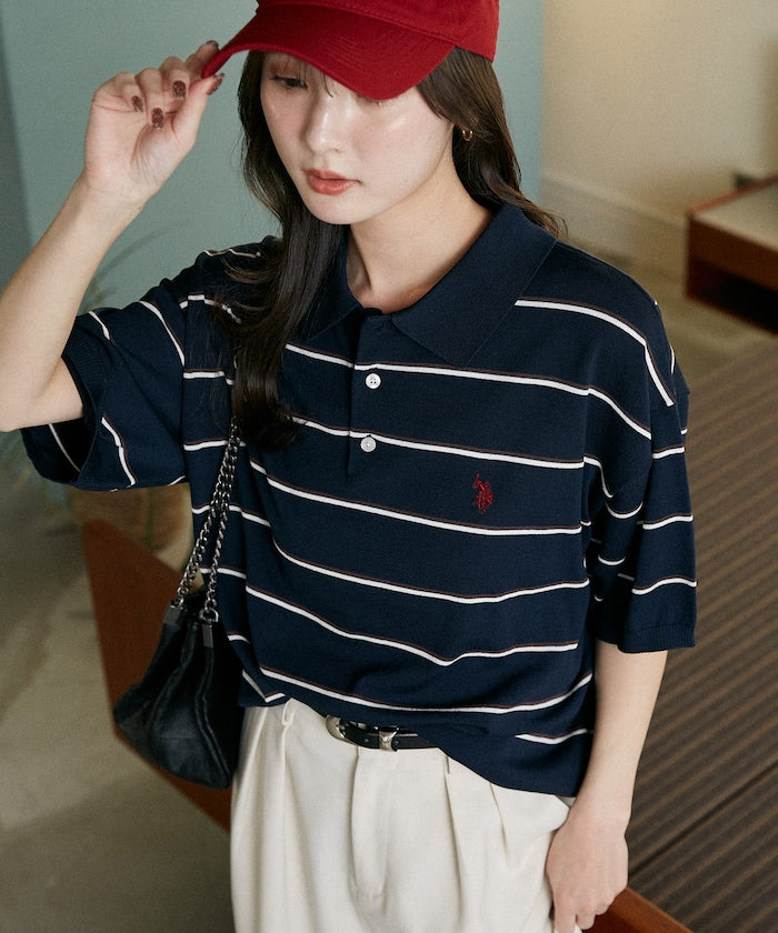 U.S. POLO ASSN. / 涼感 針織Polo衫