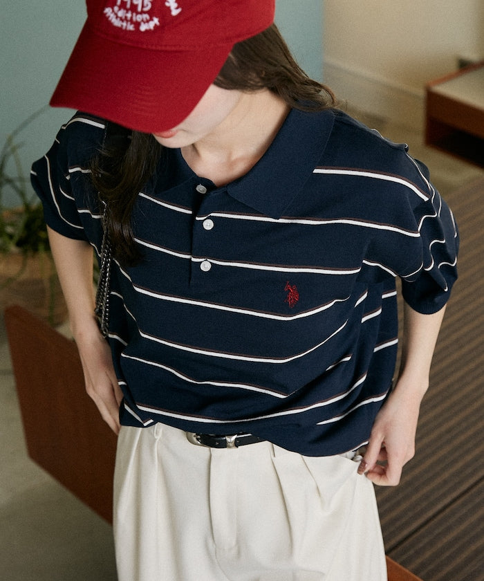 U.S. POLO ASSN. / 涼感 針織Polo衫