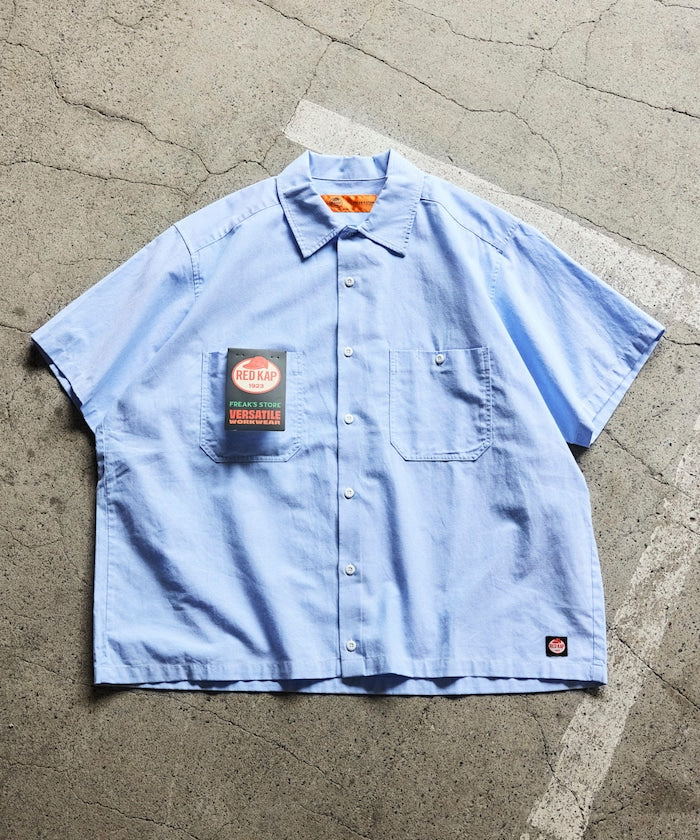 RED KAP × FREAK’S STORE / 牛津布短版剪裁短袖襯衫
