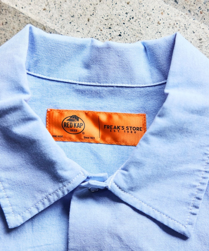 RED KAP × FREAK’S STORE / 牛津布短版剪裁短袖襯衫