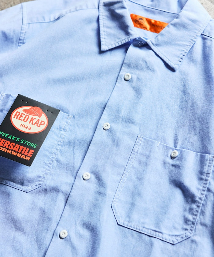 RED KAP × FREAK’S STORE / 牛津布短版剪裁短袖襯衫