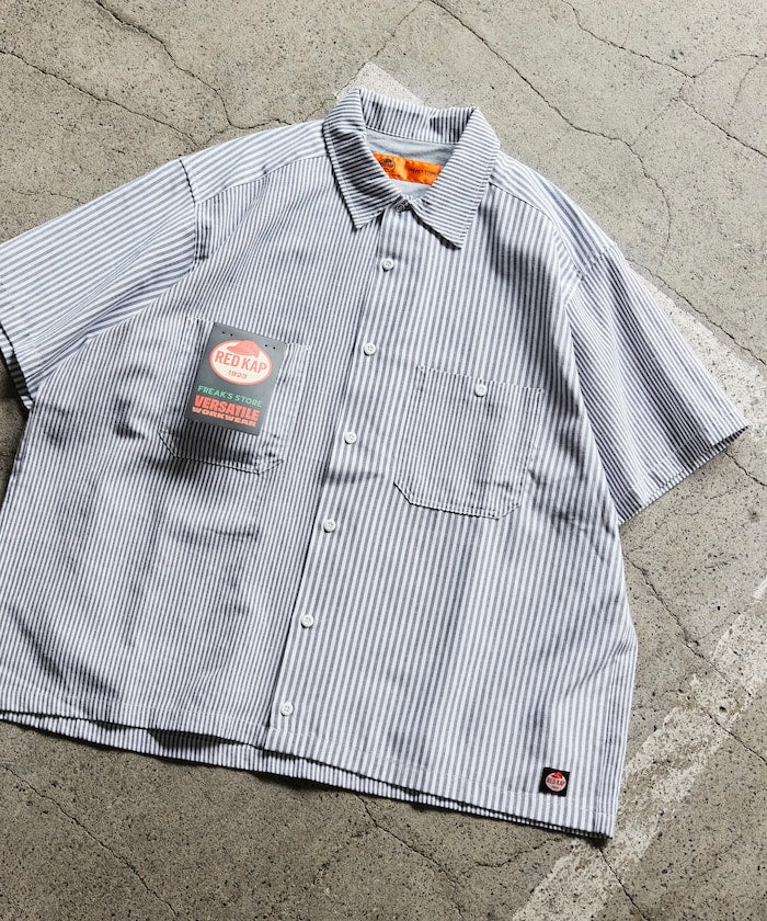 RED KAP × FREAK’S STORE / 牛津布短版剪裁短袖襯衫