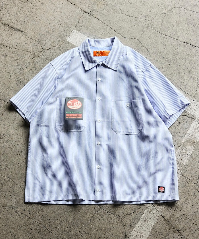 RED KAP × FREAK’S STORE / 牛津布短版剪裁短袖襯衫