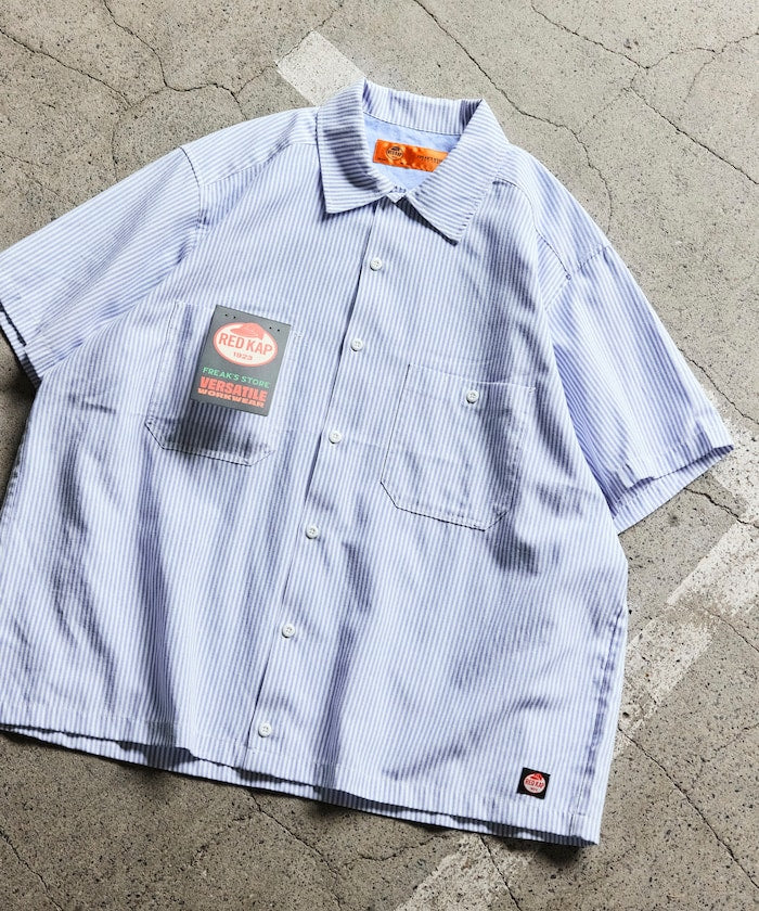 RED KAP × FREAK’S STORE / 牛津布短版剪裁短袖襯衫