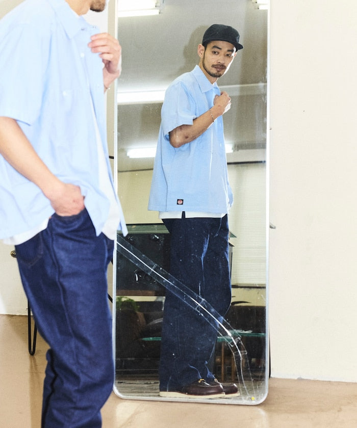 RED KAP × FREAK’S STORE / 牛津布短版剪裁短袖襯衫