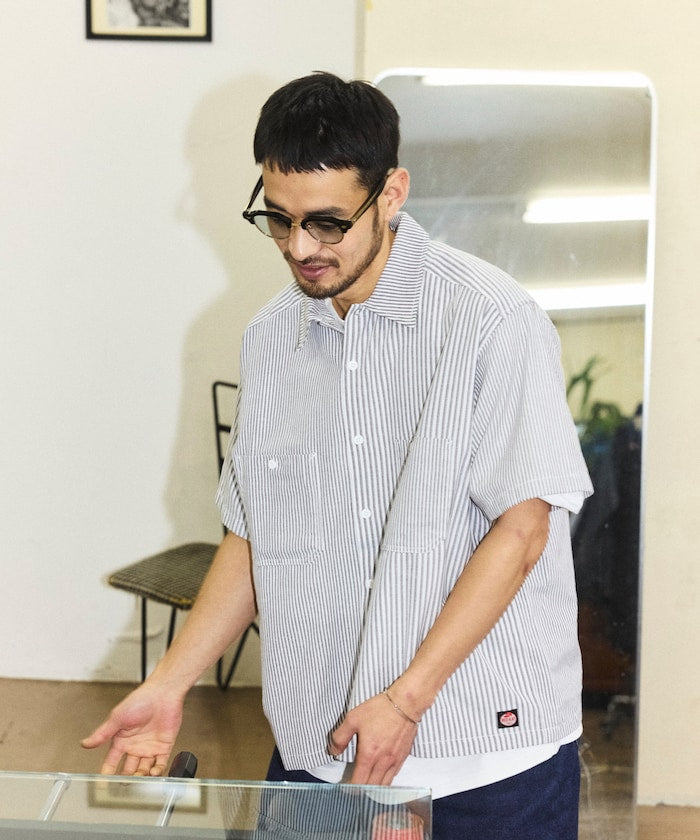 RED KAP × FREAK’S STORE / 牛津布短版剪裁短袖襯衫