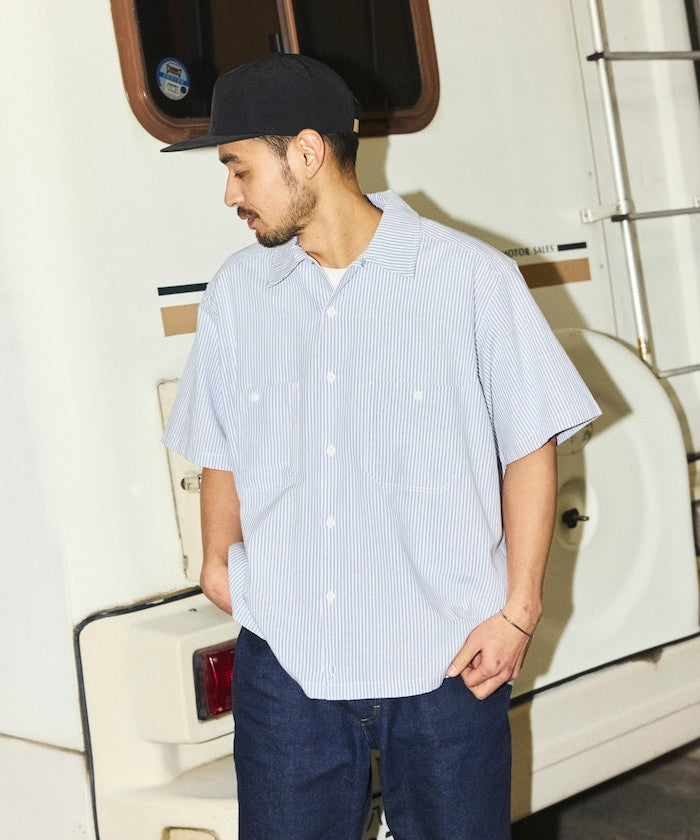 RED KAP × FREAK’S STORE / 牛津布短版剪裁短袖襯衫