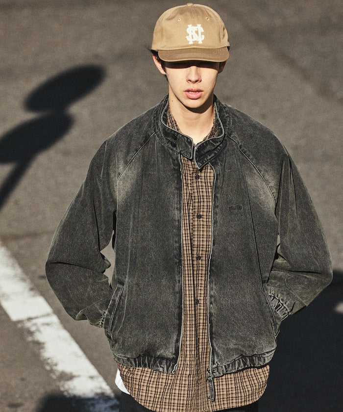 NAUTICA JP / 水洗工藝丹寧哈靈頓外套