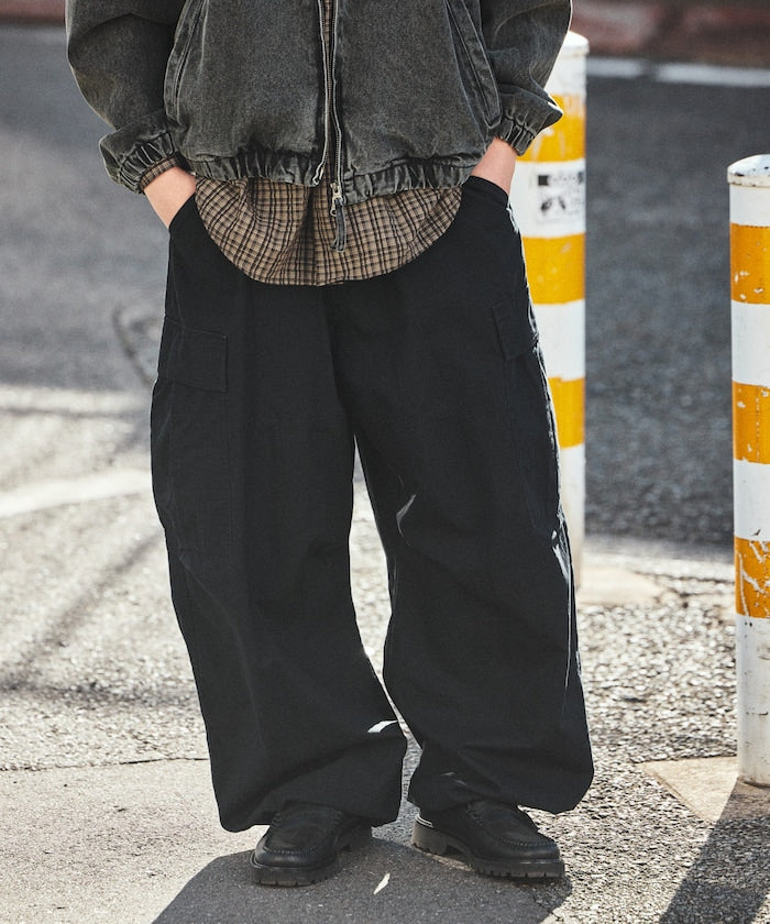 NAUTICA JP / 弧形工裝長褲