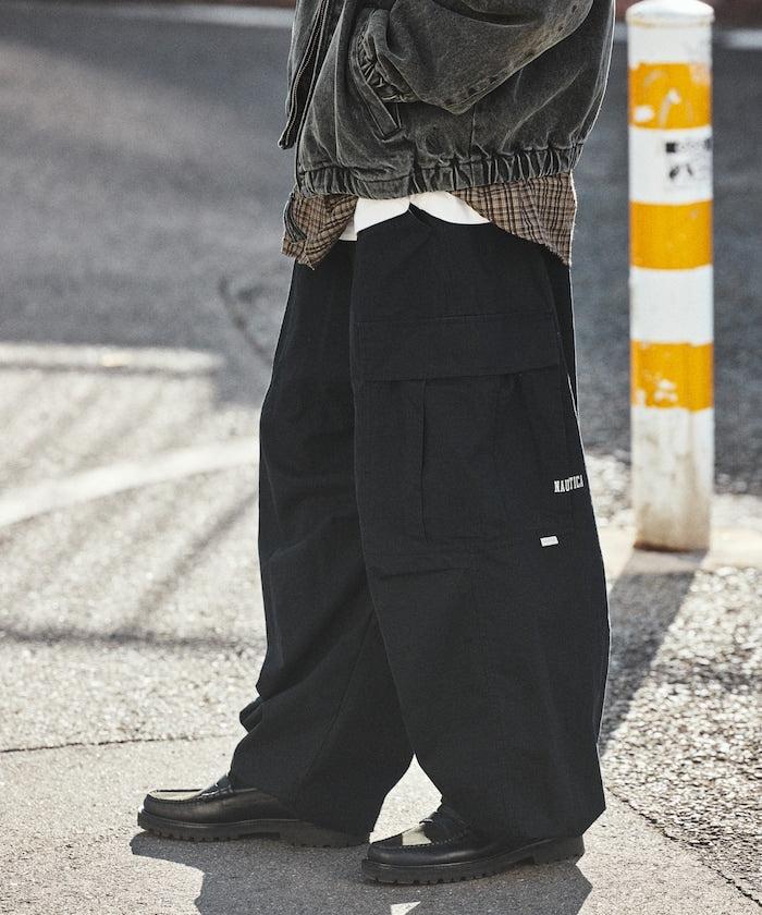 NAUTICA JP / 弧形工裝長褲