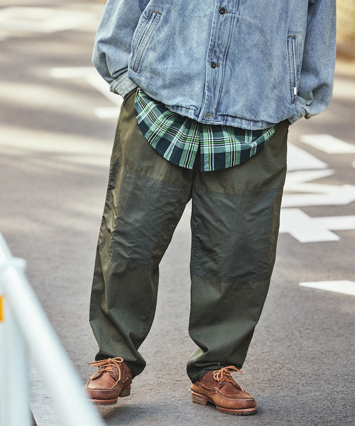NAUTICA JP / 尼龍異材質拼接工裝長褲