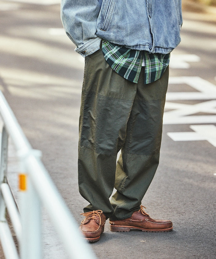 NAUTICA JP / 尼龍異材質拼接工裝長褲
