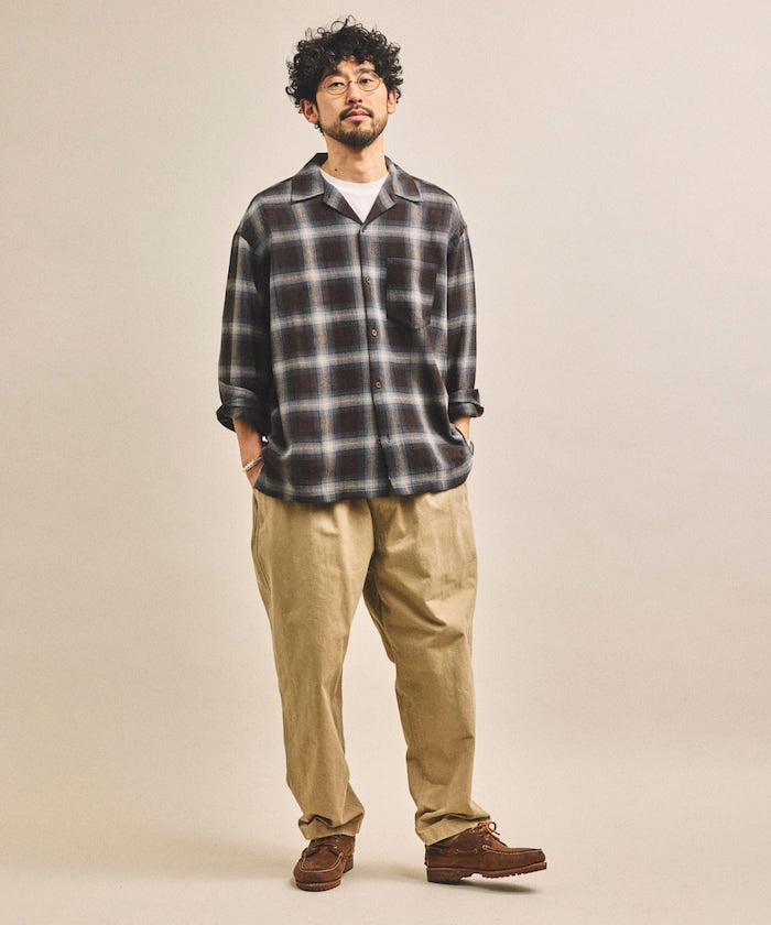 FREAK’S STORE / 立體漸層格紋透氣襯衫