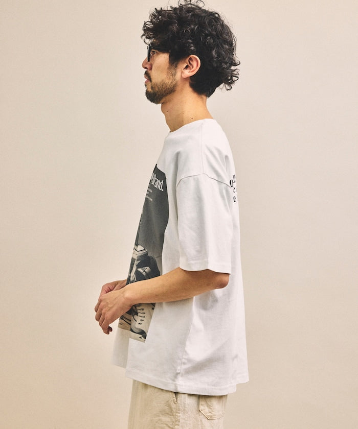 CONVERSE / 復古風格照片印花 短袖T恤