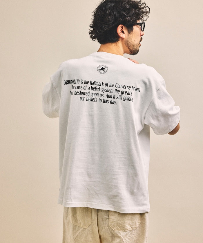 CONVERSE / 復古風格照片印花 短袖T恤