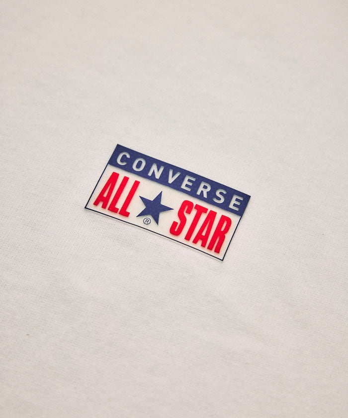 CONVERSE / 鞋履主題背面印花短袖T恤