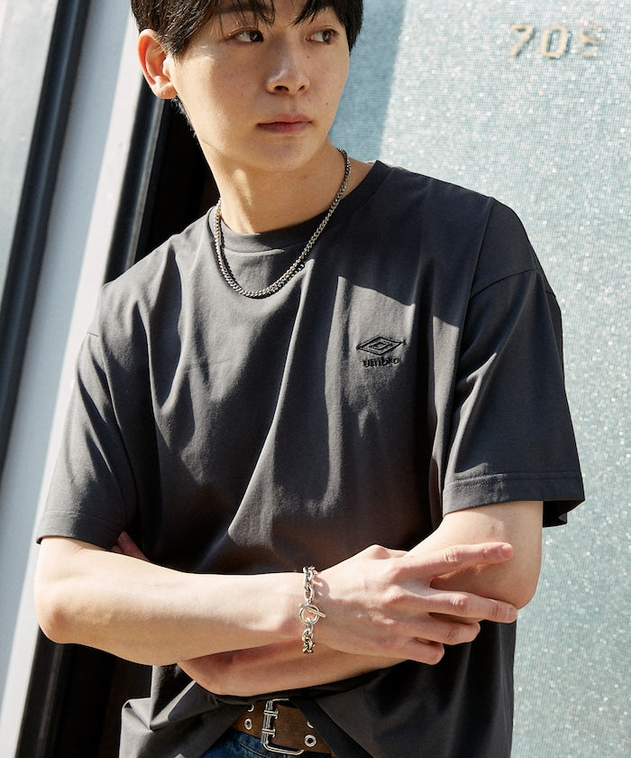 UMBRO / 吸水速乾 刺繡標誌 短袖T恤