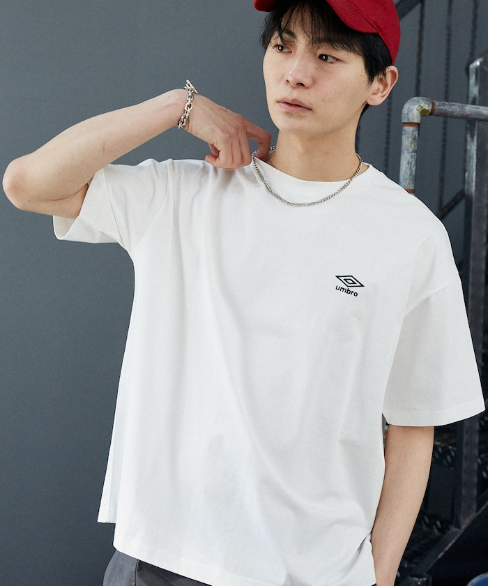 UMBRO / 吸水速乾 刺繡標誌 短袖T恤